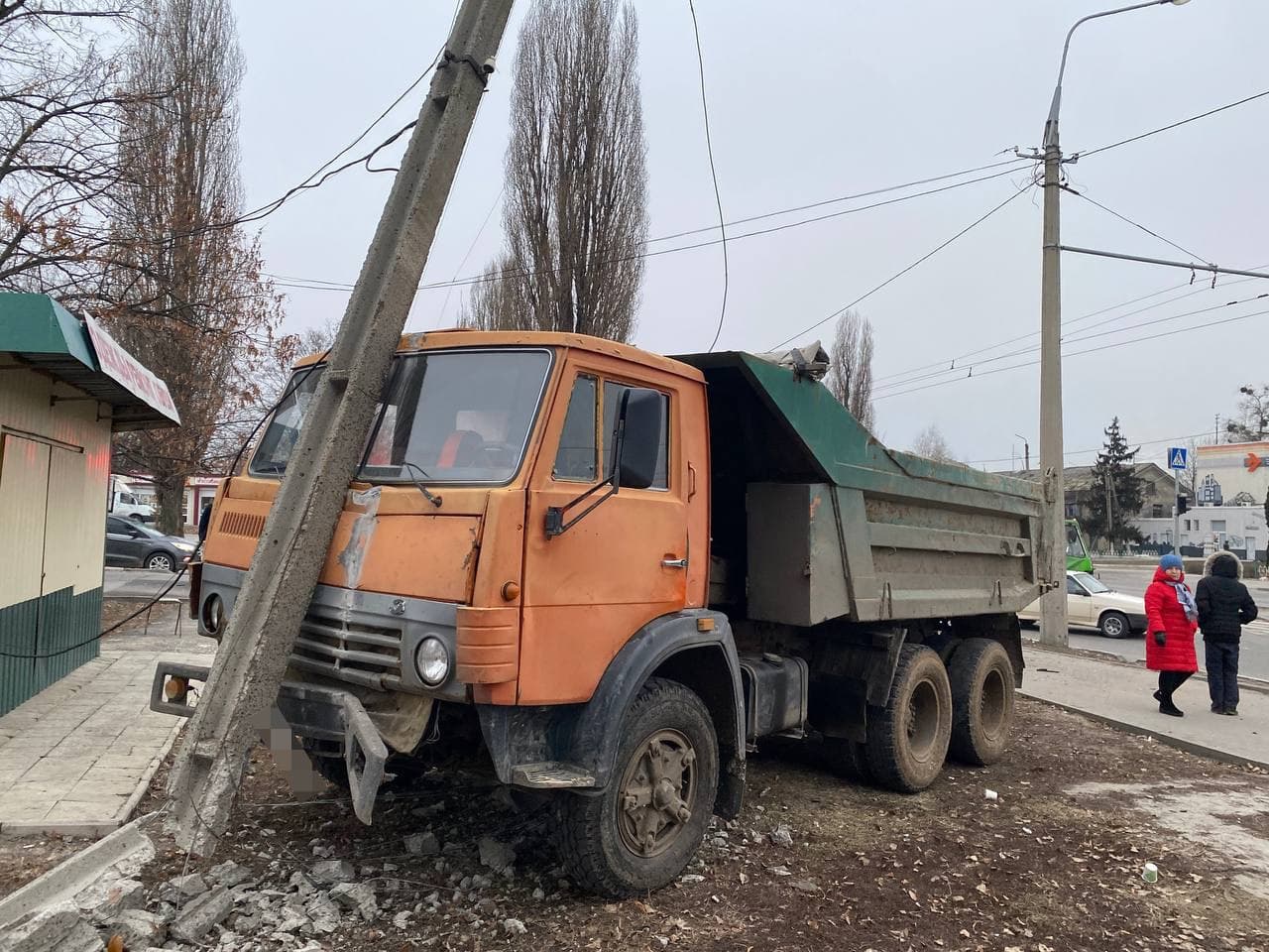 В Харькове произошло ДТП с маршруткой. Скриншот телеграм-канала полиции